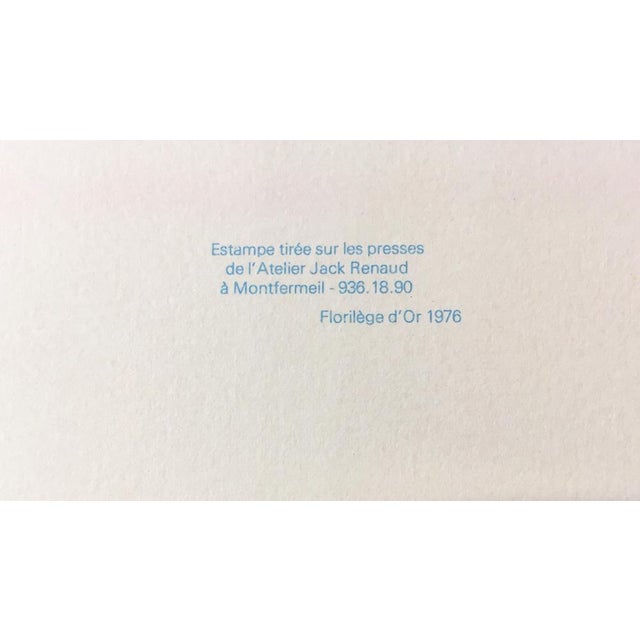 Fernando Botero (1932) Night Lithograph No signed Limited to 300 copies Wears at the back "print drawn on the presses / of...