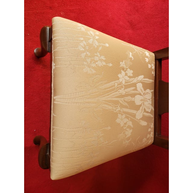 Ethan Allen Late 20th Century Ethan Allen Queen Anne Style Dining Set With 6 Chairs - Set of 7 For Sale - Image 4 of 12