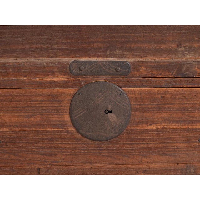 Brown Japanese Chest of Drawers in Wood For Sale - Image 8 of 14