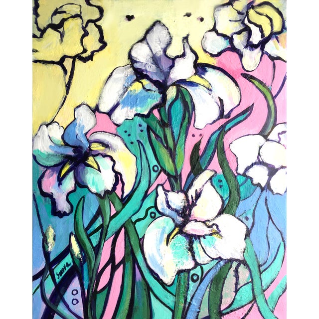 Contemporary Abstract Floral Original Painting by Valeriya Serova For Sale - Image 15 of 15