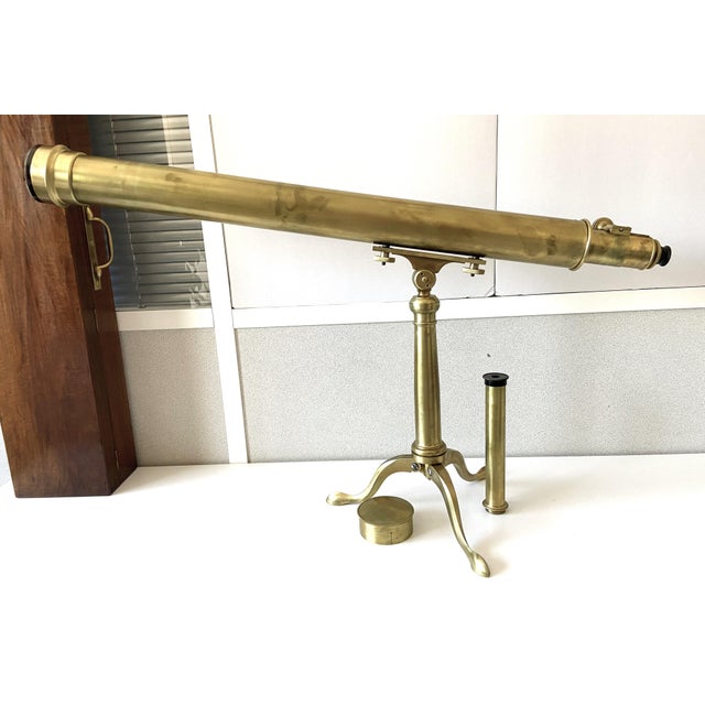 Antique Astronomical Celestial Telescope, France, 1890s For Sale - Image 15 of 18