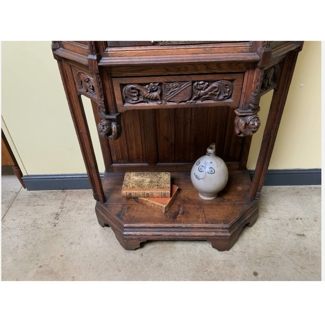 Antique Neo-Gothic Wooden Buffet, 1870 For Sale - Image 4 of 13