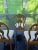 Vintage Wood Dining Table and Six Dining Chairs For Sale - Image 10 of 13