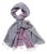 Jewell Blush/Gray Two-Tone Scarf For Sale
