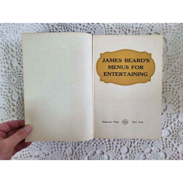 1965 James Beard Menus for Entertaining Cookbook For Sale - Image 4 of 12