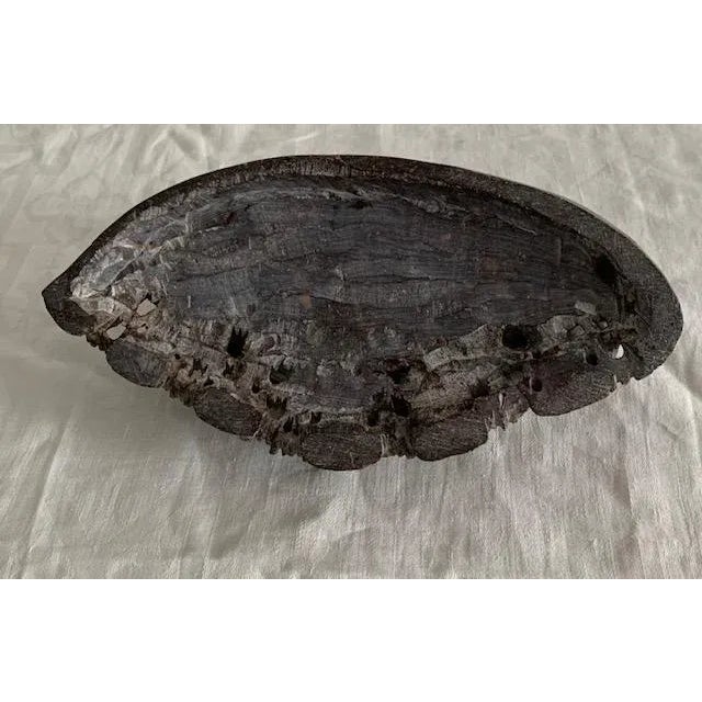 Stone Chinese Antique Carved Dogs Soapstone Brush Washer & Stand For Sale - Image 7 of 11