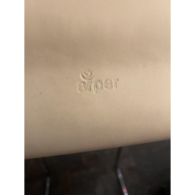 Leather Arper Genoa Bar Stools by Giovani Baccolini, 1990s, Set of 2, in Very Good conditions. Designed 1990 to 1999 This...