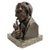 Beige Hans Muller, Bust of a Man with a Pipe, 1890s, Bronze and Marble For Sale - Image 8 of 8