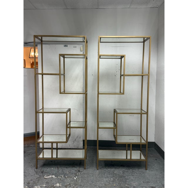 Modern Coco Republic Haarlem Shelving Units, Pair For Sale - Image 3 of 12