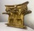 Large Antique 1700's Gilt Wood Corinthian Piller Architectural Salvage Sculpture For Sale - Image 9 of 15