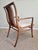 John Widdicomb Mid-Century Modern Walnut Upholstered Armchairs (Set of 5) For Sale - Image 4 of 13