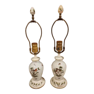 Pair of Herend Custom Lamps