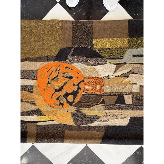 Wool Tapestry from René Fumeron For Sale - Image 3 of 9