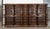 Circa 1890 monumental 19thc oak glazed library bookcase together w492 x d37 x h263 cm base w492 x d37 x h125 cm base...