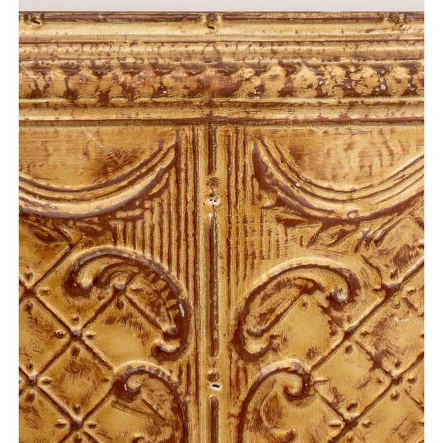 Musical Motif Gilt Metal Architectural Element Panel For Sale In New York - Image 6 of 7