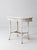 Antique White Wicker Sunroom Table For Sale - Image 4 of 15