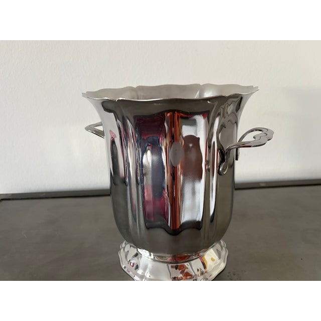 Vintage Champagne Cooler by Guy Degrenne, France, 1970s For Sale - Image 9 of 12