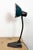 Vintage German Bauhaus Petrol Enamel Table Lamp from Schaco, 1930s For Sale - Image 6 of 18