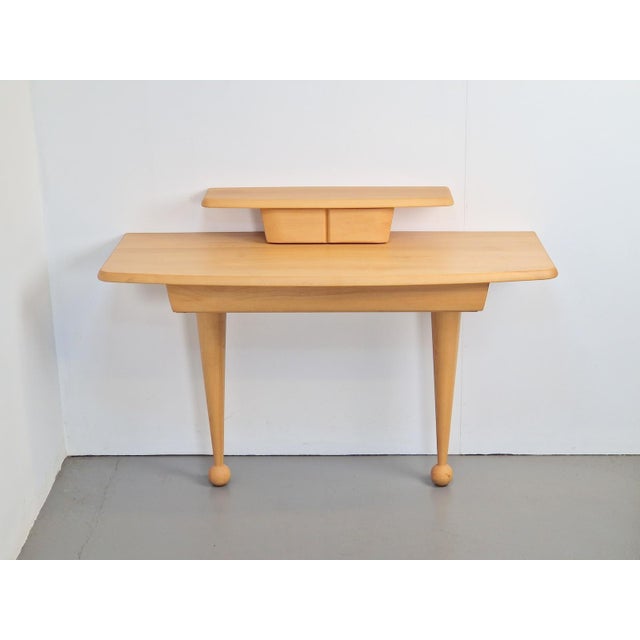 Wood Italian Modern Hall Side Table by Oscar Tusquets Blanca, Italy, 1990s For Sale - Image 7 of 15