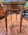 fresh from restoration, this absolutely lovely Louis XVI period console game table is the cat's meow!