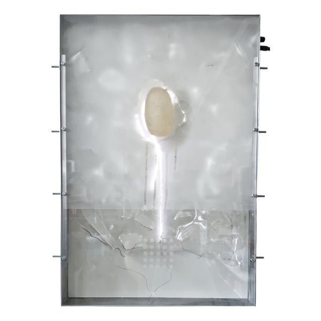 Light Sculpture Covered Development by Joachim Ramin for Early Light For Sale