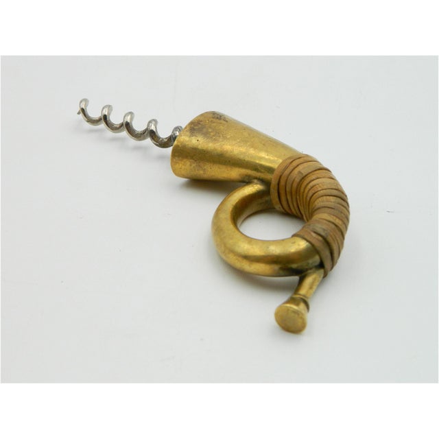 Corkscrew Posthorn 4359 by Carl Auböck for Werkstätte Carl Auböck, 1970s For Sale - Image 6 of 15