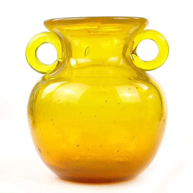 1970s Vase by J. Słuczan-Orkusz for Cracow Institute for Glassworks, Poland, 1970s For Sale - Image 5 of 9