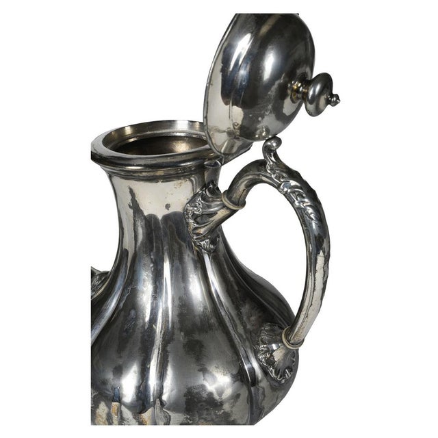 Antique Second Half of the 19th Century Sheffield Teapot by Shaw & Fisher For Sale - Image 9 of 10
