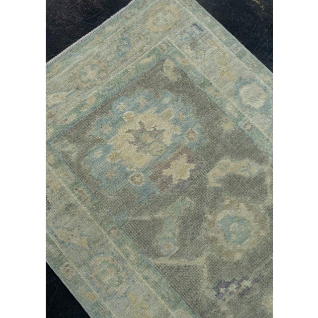 Early 21st Century Turkish Oushak Runner Rug 2'6" x 6'7" #17546 For Sale - Image 5 of 8