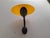 Postmodern Wall Lamps in Red and Yellow Satin Glass with Black Lacquered Metal Structure, Italy, 1980, Set of 2 For Sale - Image 11 of 17