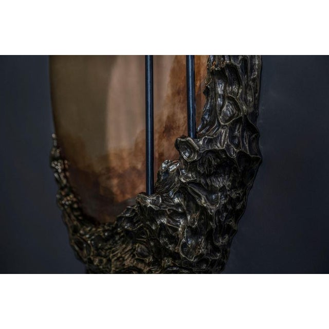 Black People II Mirror in Cast Bronze by William Guillon For Sale - Image 8 of 10