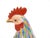 Purple Pair of Antique Chinese Export Porcelain Roosters For Sale - Image 8 of 12
