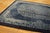 1920s Deco Blue Field and Elegant Floral-Medallion Antique Chinese Peking Rug For Sale - Image 9 of 11