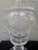 Vintage Cut Crystal Pedestal Lidded Apothecary Jar With Finial Top For Sale - Image 4 of 10