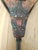 19th-Century Primitive Wood, Leather & Iron Fireplace Bellows With Studded Folk Art Decoration For Sale - Image 13 of 18
