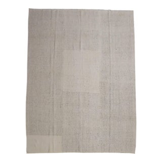 Compartmental Vintage Turkish Kilim - 7'8" x 10'8" For Sale