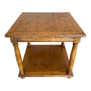 Bausman Side Table With Lower Shelf