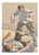 Albert Goltjakov, Fight, 1960s, Watercolor For Sale
