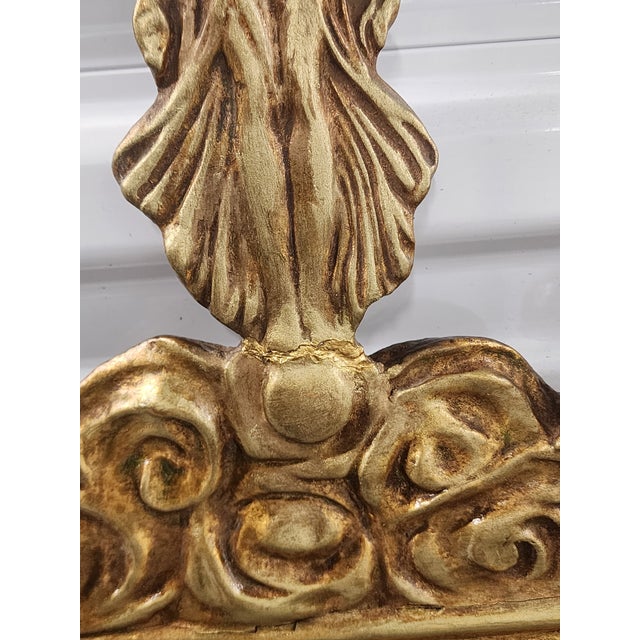 Antique Late 19th Century Empire Style Gilded Mirror From Waldorf Astoria Nyc For Sale - Image 15 of 18