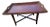 Vintage Seagrass and Koa Wood Large Tray Table Butler Table Coffee Table For Sale