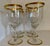 Art Deco Gold Rimmed Wine Glasses - Set of 6 For Sale - Image 4 of 5