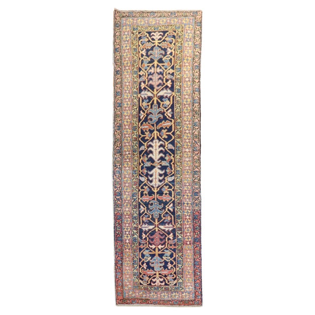 Antique Persian Heriz Runner For Sale - Image 15 of 18