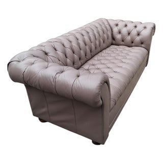 Heritage Meets Modern Luxury With the Berwick Chesterfield Sofa by Arhaus For Sale