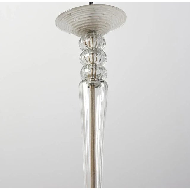 Murano Glass Pendant Lamp from Barovier & Toso, 1950s For Sale - Image 4 of 7