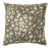 Schumacher Lotus Embroidery 18" Pillow in Gold For Sale