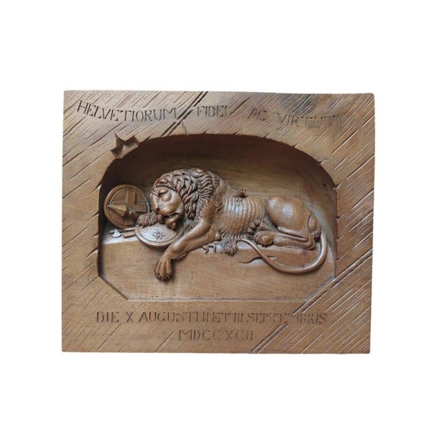 Black Forest Lion, Brienz, 1920 For Sale - Image 3 of 6