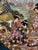 Gold Vintage Japanese Royal Satsuma Hand-Painted Earthenware Decorative Charger For Sale - Image 8 of 12