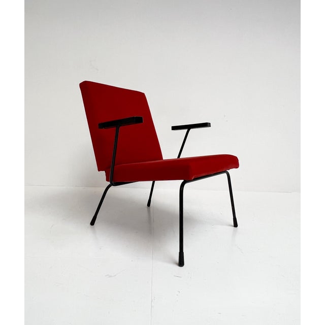 Gispen 1407 Armchair by Wim Rietveld, 1950s For Sale - Image 11 of 11