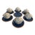 French Country Pierre Deux Mini Ceramic Tureens - 20 pcs For Sale