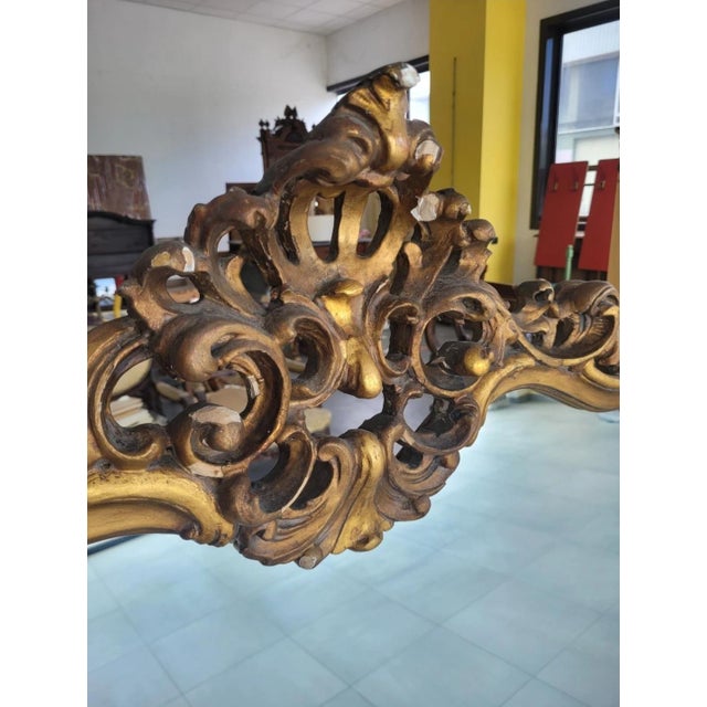 Gold Louis XV Style Mirror For Sale - Image 8 of 10